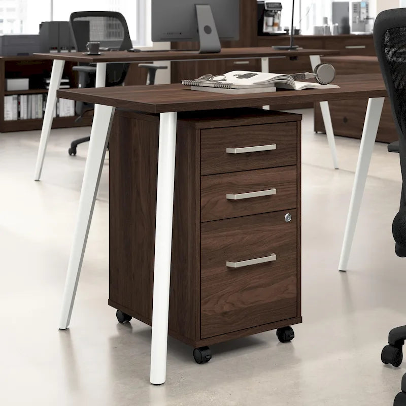 Bush Business Furniture Vista 3 Drawer Mobile File Cabinet