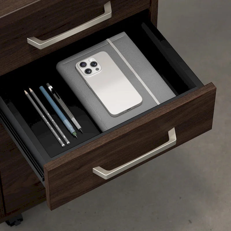 Bush Business Furniture Vista 3 Drawer Mobile File Cabinet
