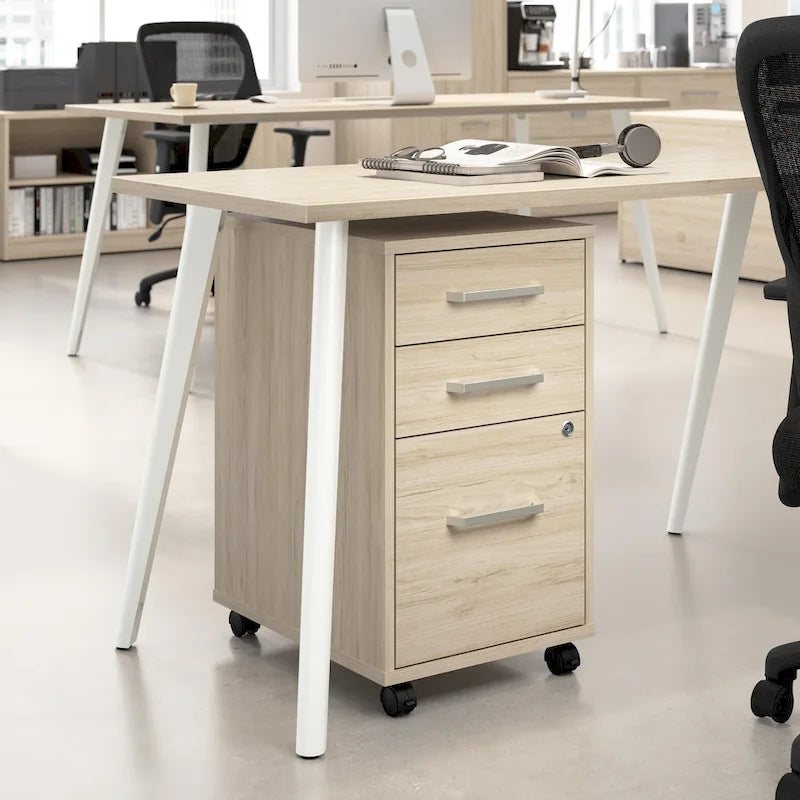 Bush Business Furniture Vista 3 Drawer Mobile File Cabinet