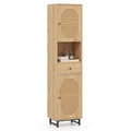 Costway 67 Tall Bathroom Cabinet with 2 Doors Open Compartment & - See Details