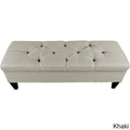 Sachi Diamond Tufted Upholstered Storage Bench