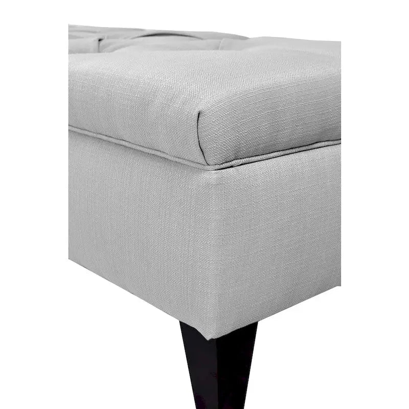 Sachi Diamond Tufted Upholstered Storage Bench