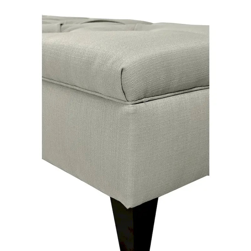 Sachi Diamond Tufted Upholstered Storage Bench