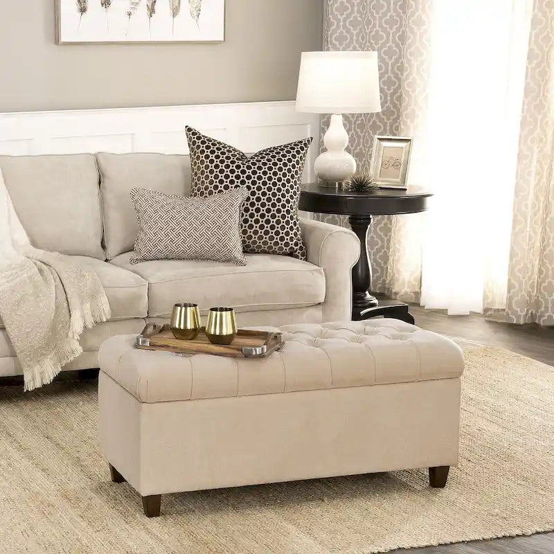 Copper Grove Ixora Tufted Storage Bench