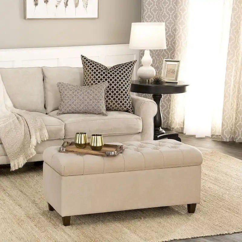 Copper Grove Ixora Tufted Storage Bench