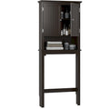UTEX Bathroom Storage Over The Toilet, Bathroom Cabinet Organizer with Adjustable Shelves and Double Doors