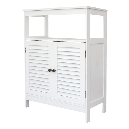 Meuble de salle de bain à deux portes 31,5" Blanc