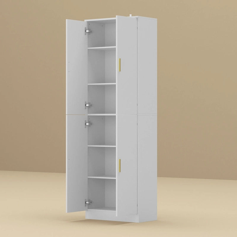 70.9H Buffet Storage Cabinet Adjustable Shelf
