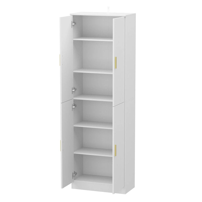 70.9H Buffet Storage Cabinet Adjustable Shelf
