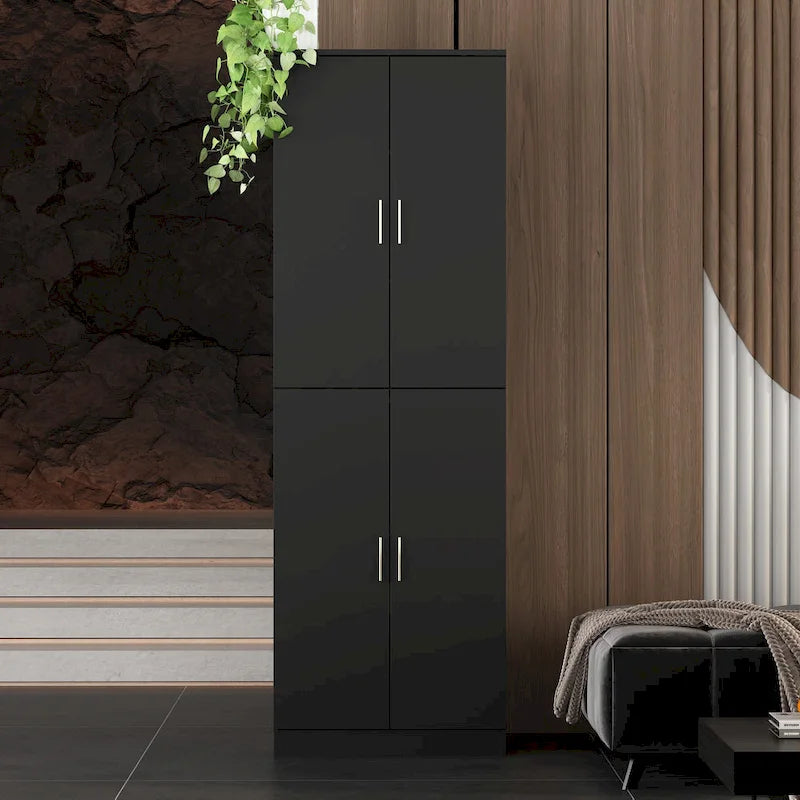 70.9H Buffet Storage Cabinet Adjustable Shelf