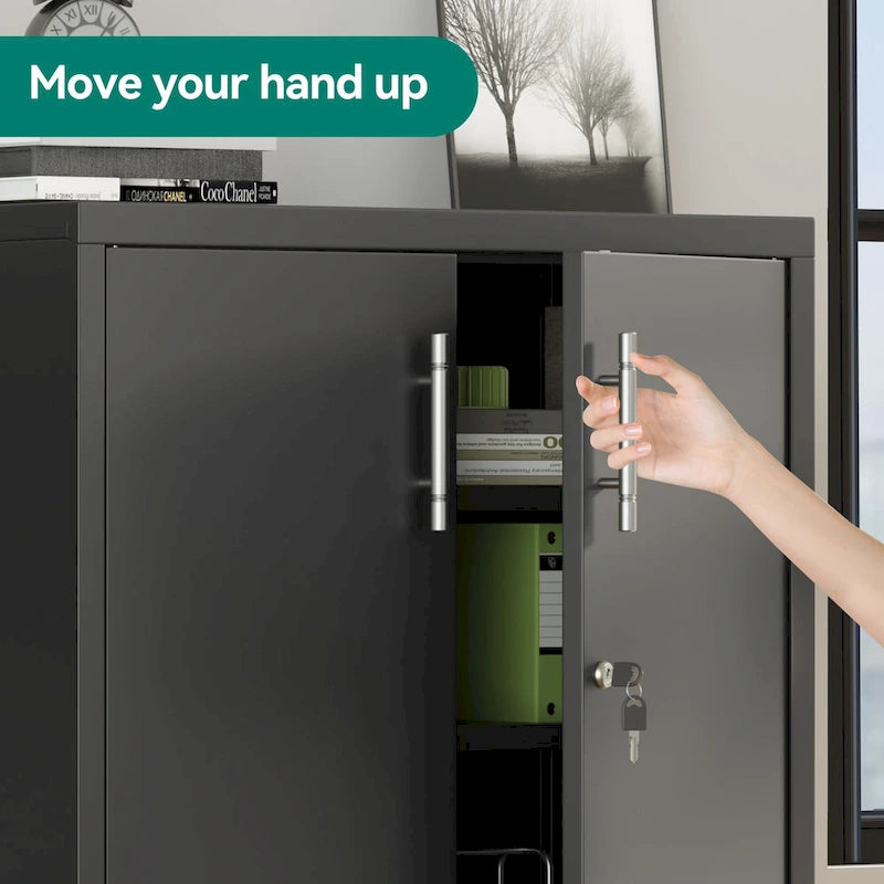 Metal Lateral File Cabinet with Doors