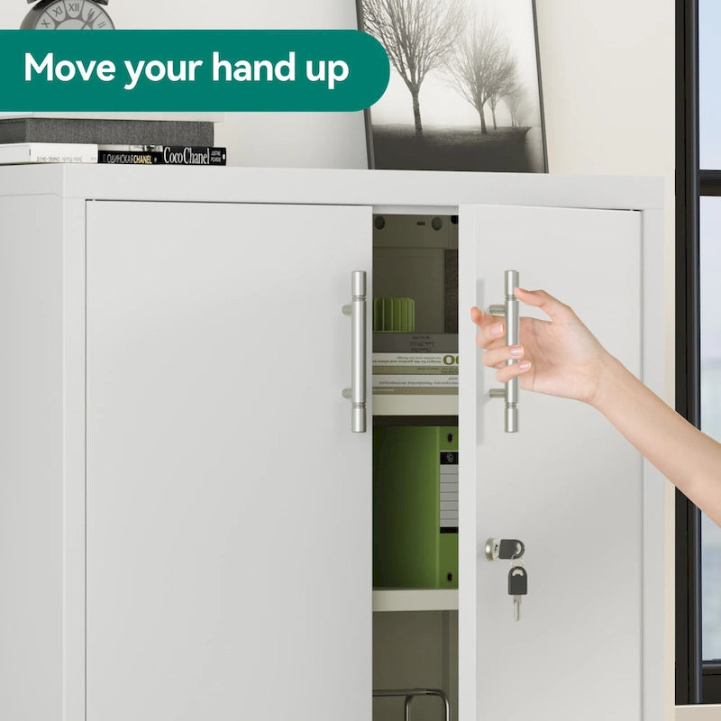 Metal Lateral File Cabinet with Doors