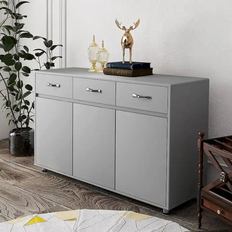 Three Doors Side Table for Dining Living Room Kitchen