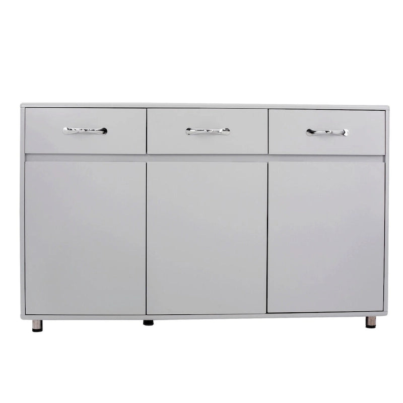 Three Doors Side Table for Dining Living Room Kitchen
