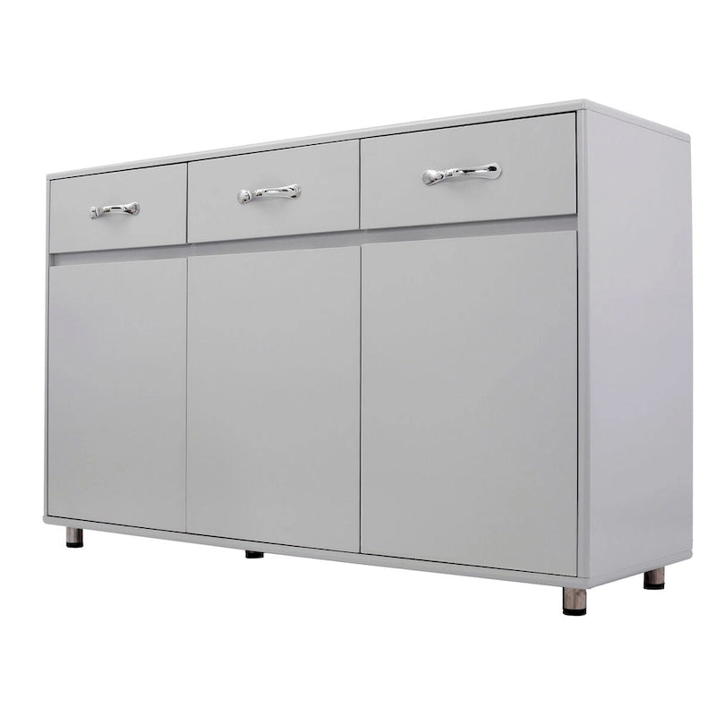 Three Doors Side Table for Dining Living Room Kitchen