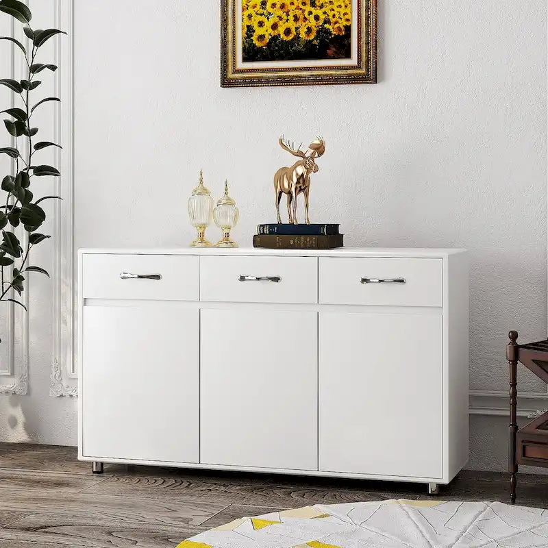 Three Doors Side Table for Dining Living Room Kitchen