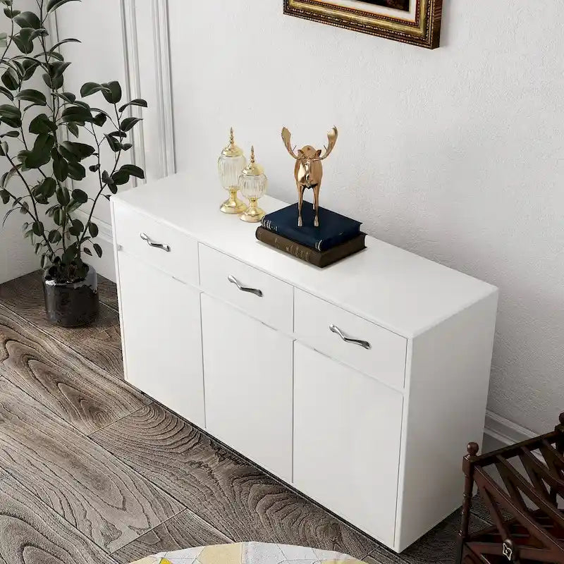 Three Doors Side Table for Dining Living Room Kitchen
