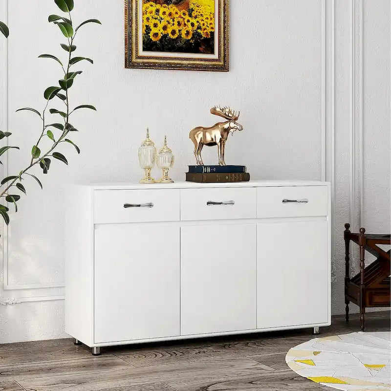 Three Doors Side Table for Dining Living Room Kitchen