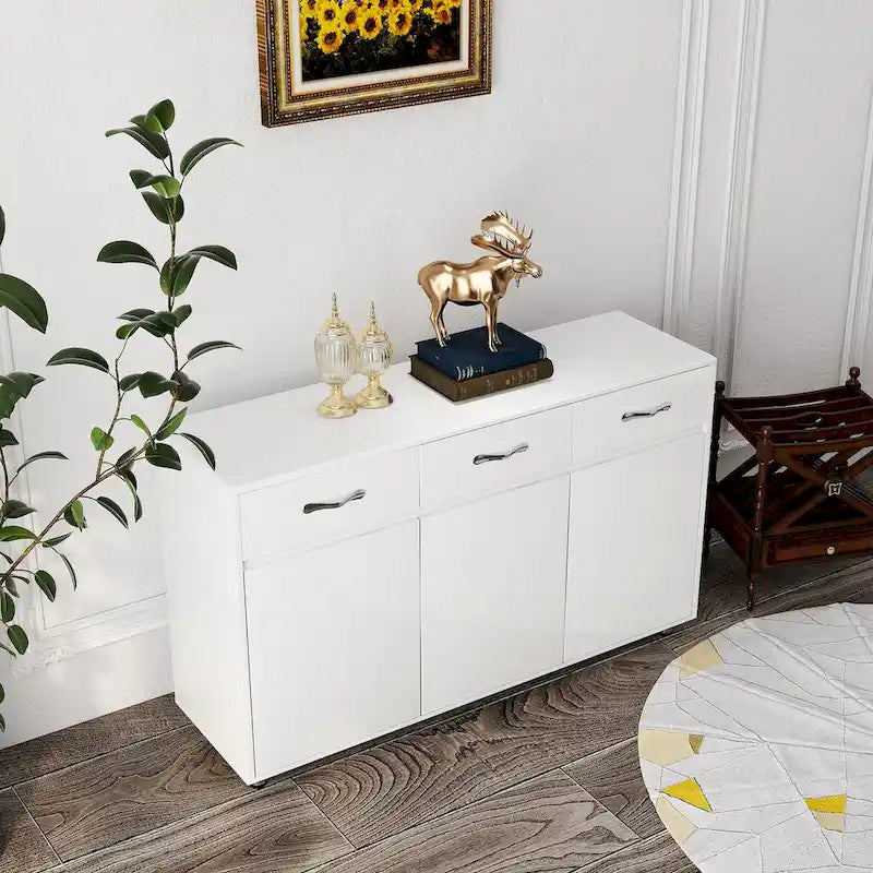 Three Doors Side Table for Dining Living Room Kitchen