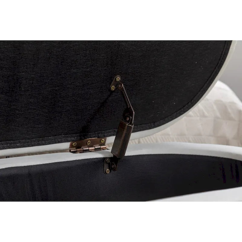 Velvet Fabric Storage Bench Bedroom Bench With Wood Legs For Living Room Bedroom Indoor
