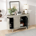Curved Sideboard Storage Cabinet