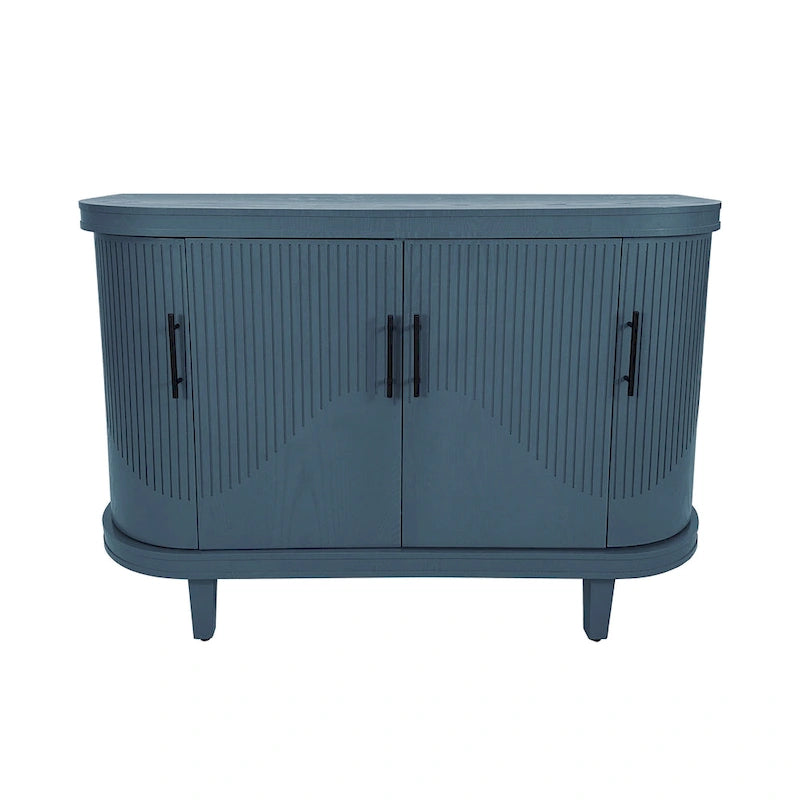 Curved Sideboard Storage Cabinet