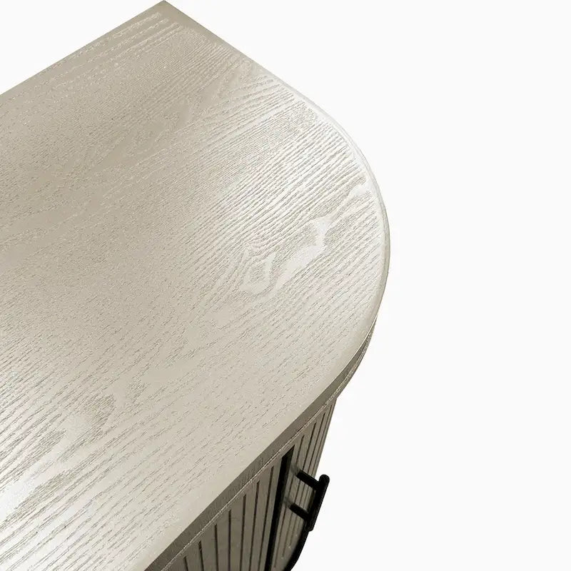Curved Sideboard Storage Cabinet
