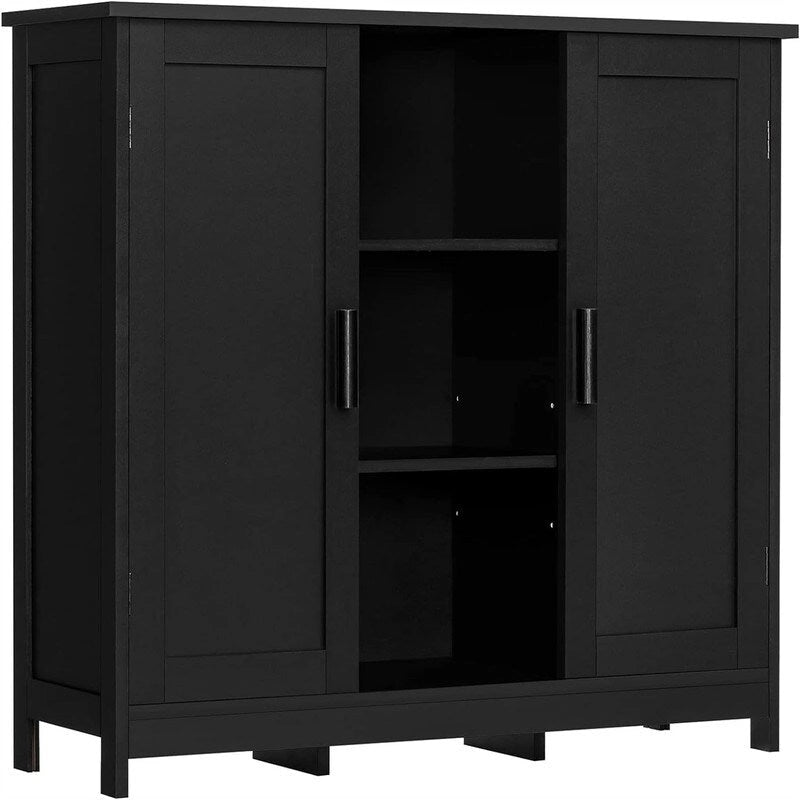 Meuble de Rangement à 2 Portes et 4 Étagères - 11,8P x 35,4L x 31,7H