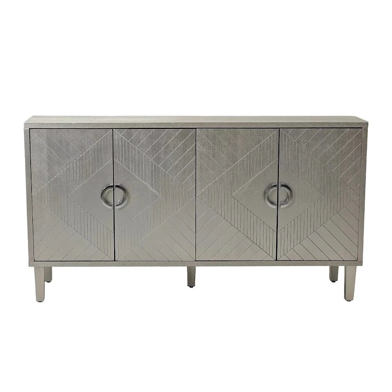 Buffet de rangement 4 portes 60"