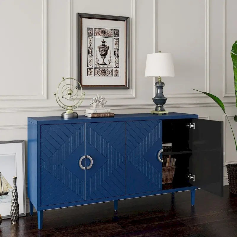 60 Stylish and Functional 4-Door Storage Buffet/Sideboard