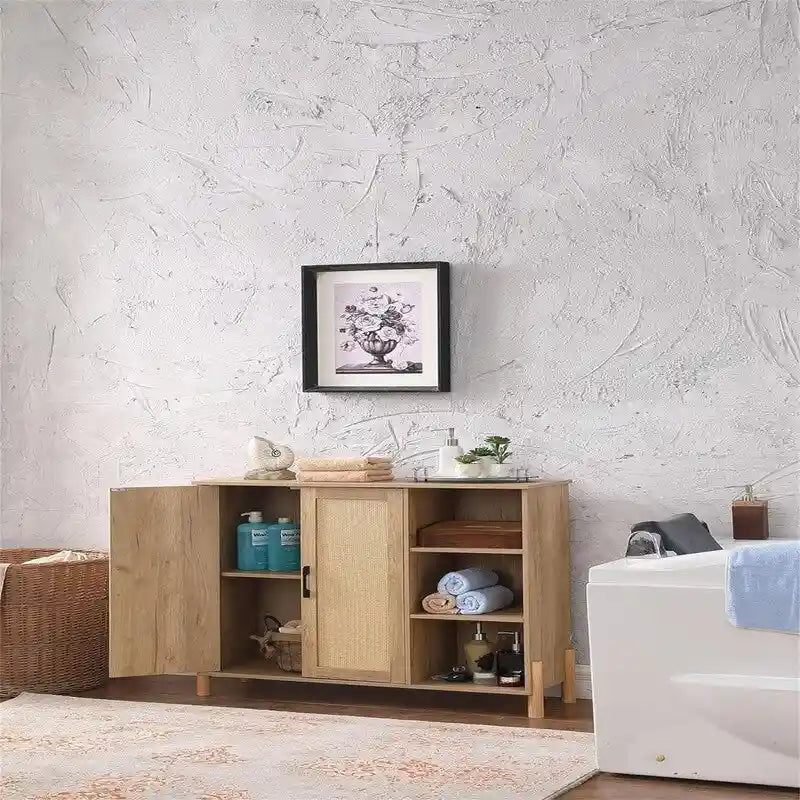 Freestanding Floor Cabinet - 11.8D x 35.4W x 31.5H