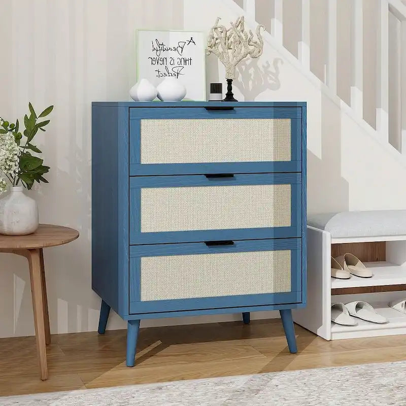 3 Drawers Morden Cabinet Night Stand for Bedroom, Living Room - N/A