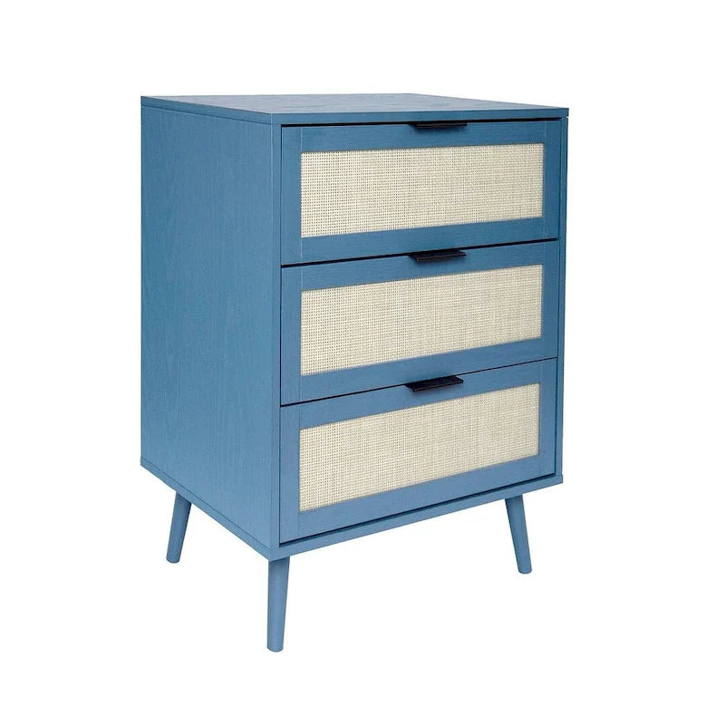 3 Drawers Morden Cabinet Night Stand for Bedroom, Living Room - N/A