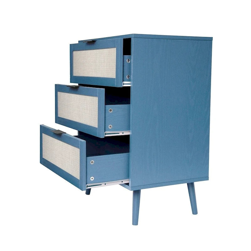 3 Drawers Morden Cabinet Night Stand for Bedroom, Living Room - N/A