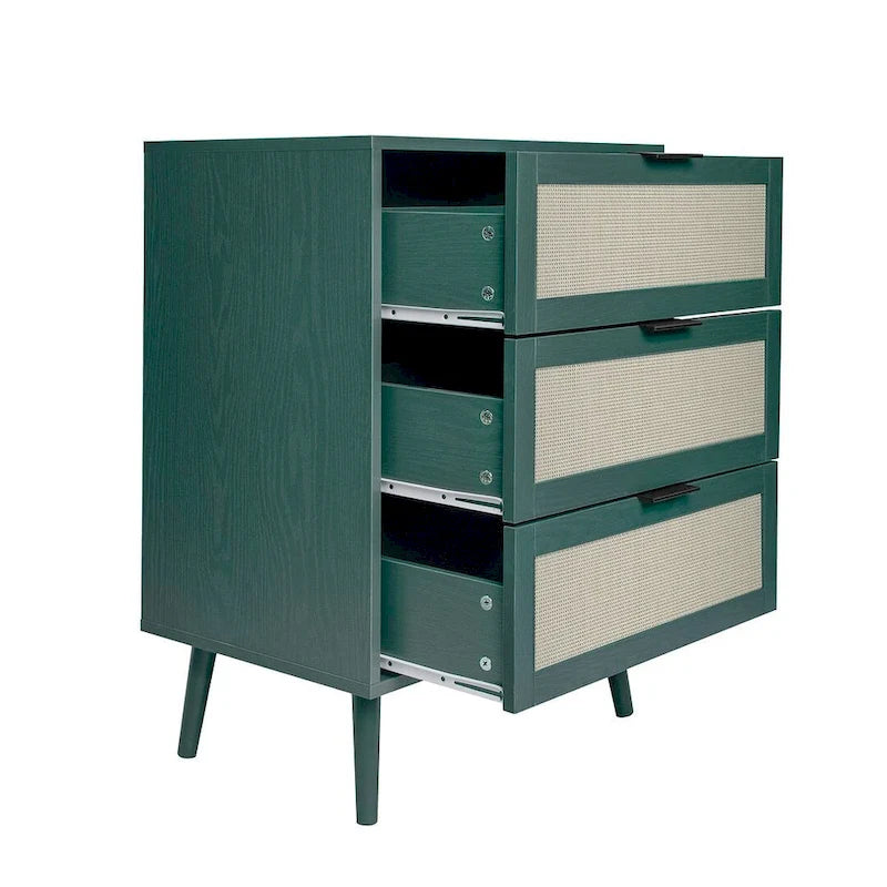 3 Drawers Morden Cabinet Night Stand for Bedroom, Living Room - N/A