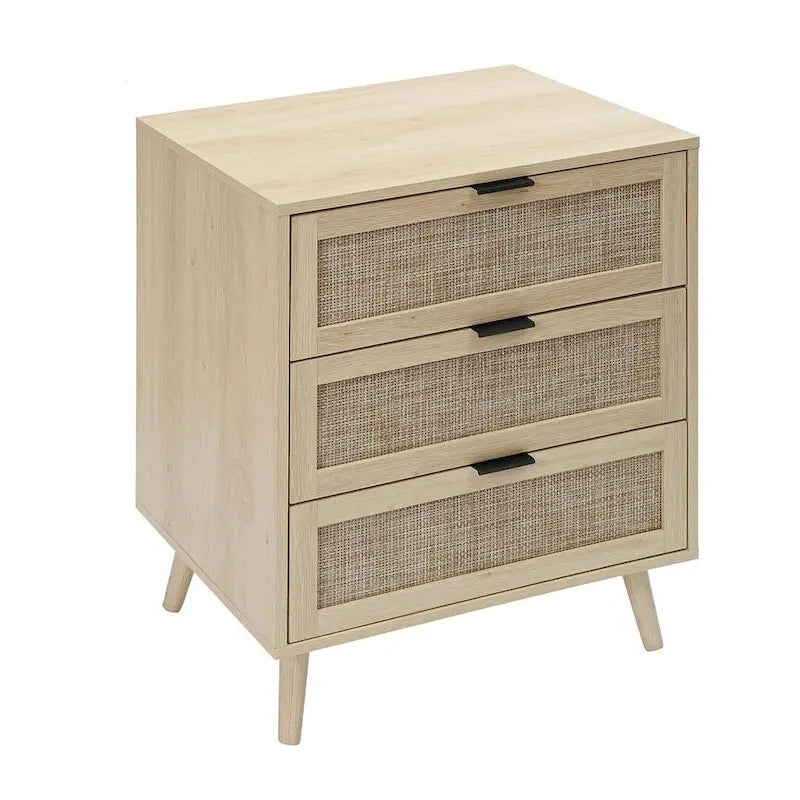 3 Drawers Morden Cabinet Night Stand for Bedroom, Living Room - N/A
