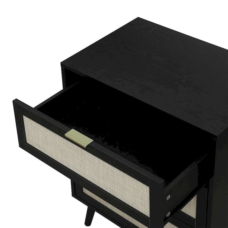 3 Drawers Morden Cabinet Night Stand for Bedroom, Living Room - N/A