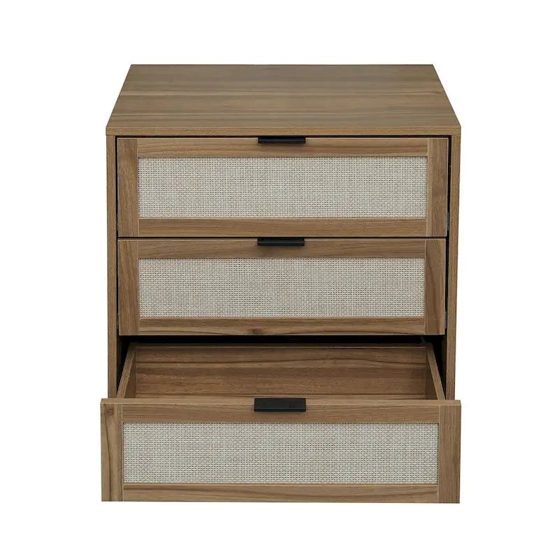 3 Drawers Morden Cabinet Night Stand for Bedroom, Living Room - N/A